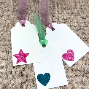 Valentine Gift Tag Set - Galentine GiftTag Set - Handmade Gift Tag Set