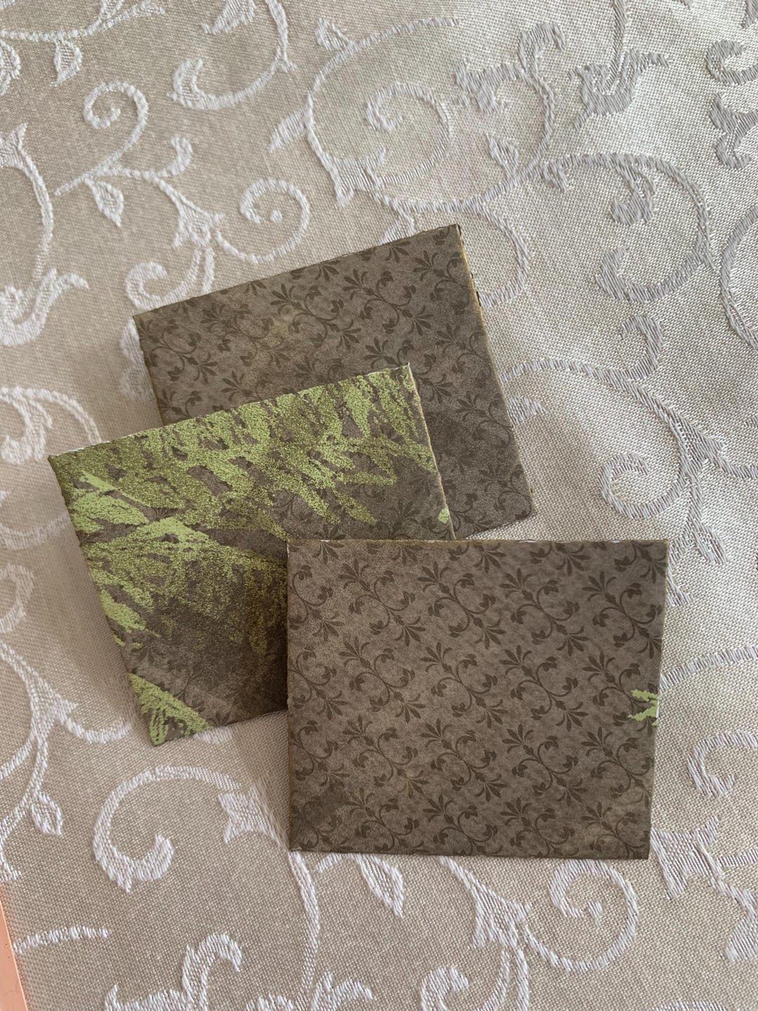 Mini Envelopes, Sage Green Envelopes for Junk Journal With or Without ...