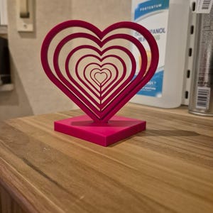 Hartverscheurend. Hartstandaard als cadeau voor Valentijnsdag, verloving, etc.