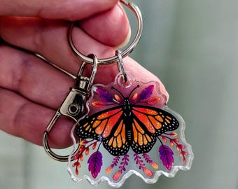 Monarch Butterfly Keychain