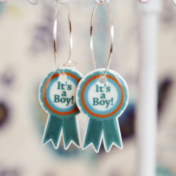 It S A Boy Baby Shower Earrings Etsy It S A Boy Baby Shower Earrings Etsy