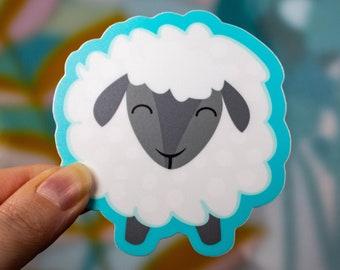 White Sheep Vinyl Sticker