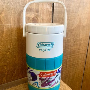 Vintage Coleman Drinks Cooler Bouteille d'eau Pichet rouge et