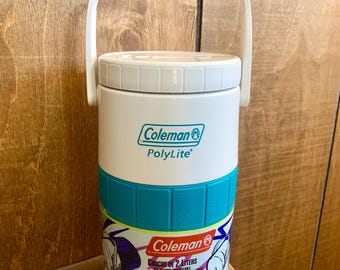 Distributeur D'eau Vintage Coleman Marlboro – Rouge Et Blanc, 640 Fl Oz, Avec Bec