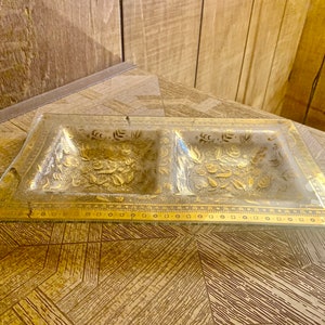 MCM Divided Glass Tray