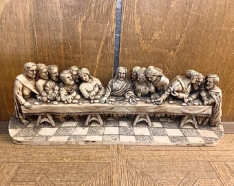 1970’s “Last Supper” Resin Sculpture
