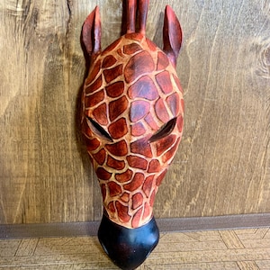 Wall Mounted Giraffe Mask