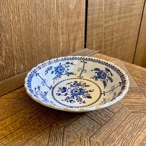 Vintage Johnson Brothers Indies blauwe kom