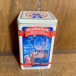 Vintage Cracker Jack Tin