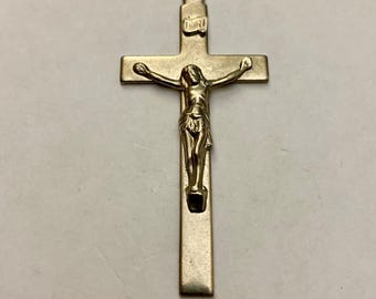 Vintage Crucifix Religious Medal