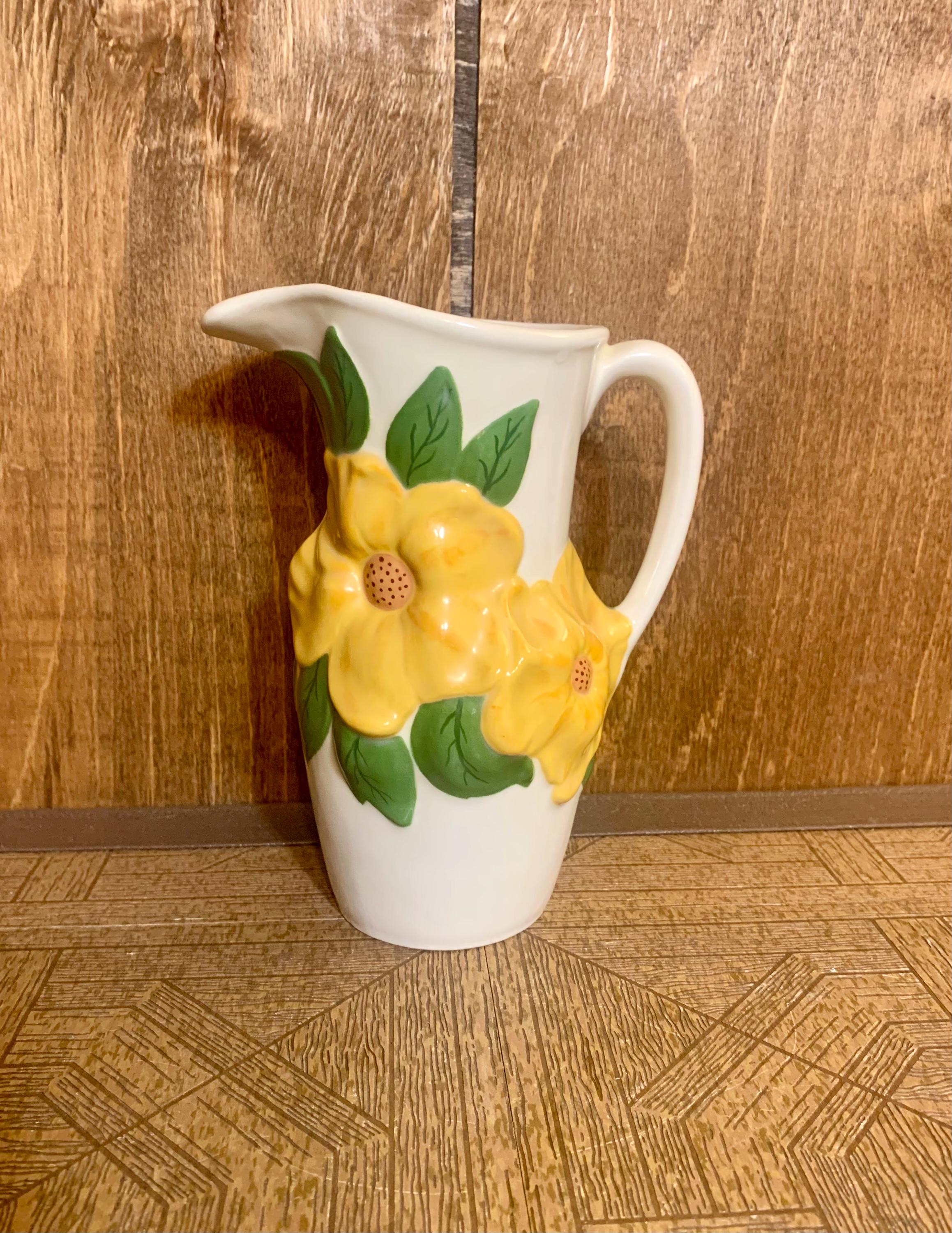 1970年代のストーンウェアのピッチャー花瓶 - Etsy 日本