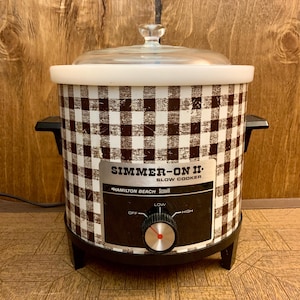Vintage Hamilton Beach Simmer On II Slow Cooker - Tested