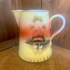 Antique Handpainted Nippon Vase - 7 inch