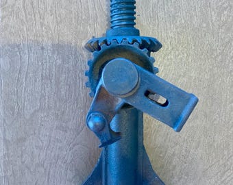 Antique Cast Iron Farm Jack - Etsy