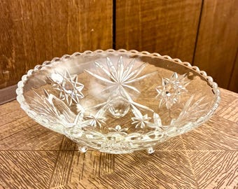 1960’s “Early American Prescut” 7 inch Dish by Anchor Hocking