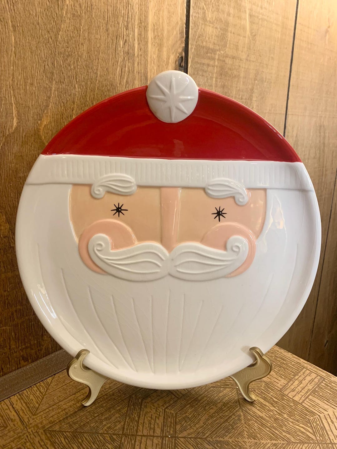 Vintage Santa Platter