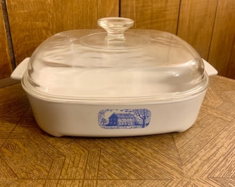 Casseruola per microonde Corningware Vintage Browning