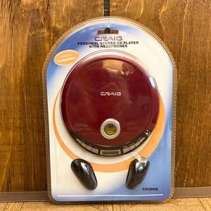 New in Package 1990’s Portable Craig CD Player with Headphones