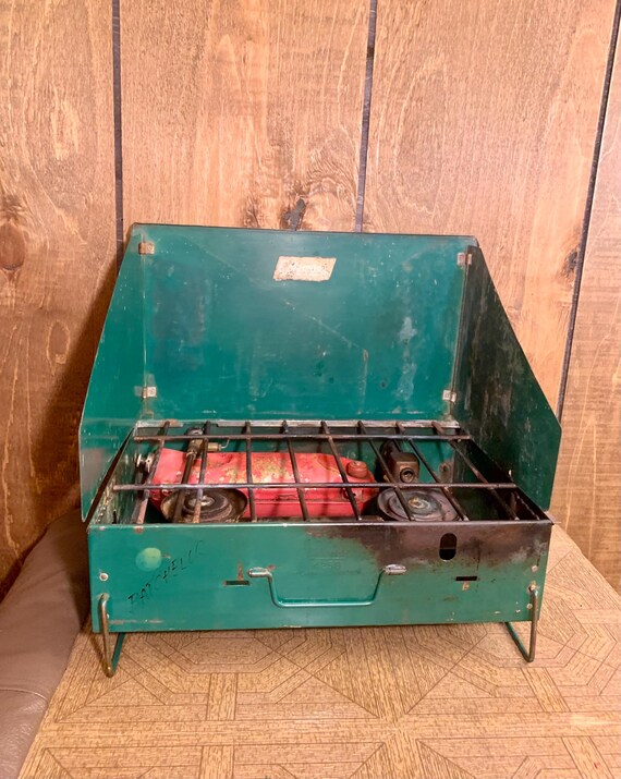 Vintage Coleman 425B Dual 2 Burner Camp Stove - Etsy