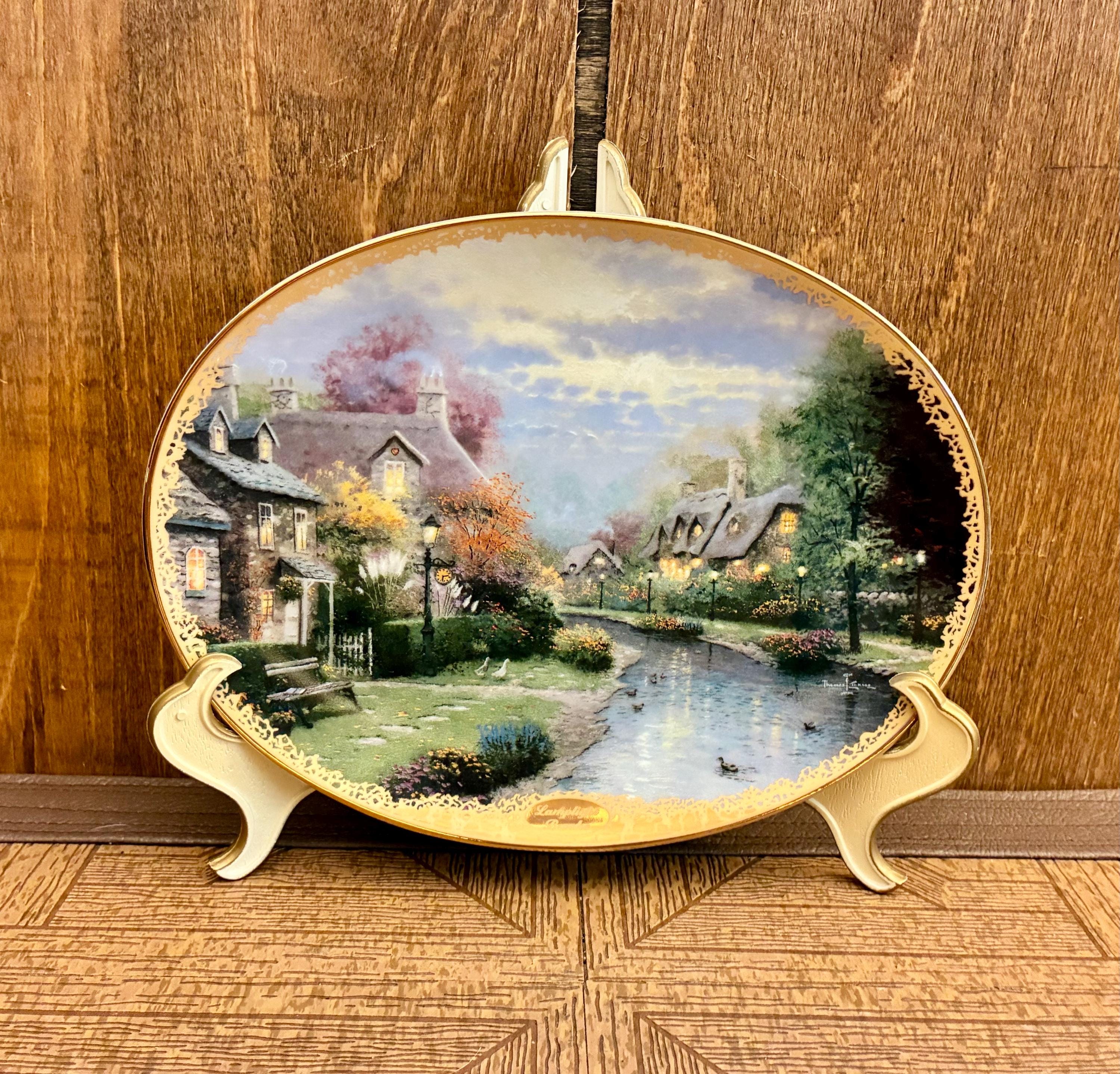 Thomas Kinkade Collector Plates - Etsy