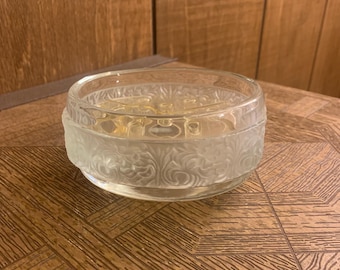 Jabonera de cristal vintage de Avon