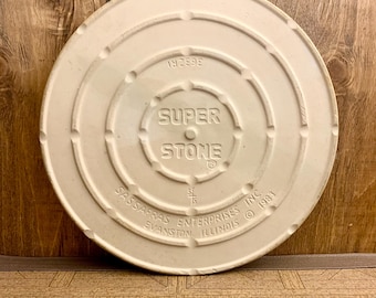 Piedra para pizza "Super Stone" de Sassafras Ent., de la década de 1980.