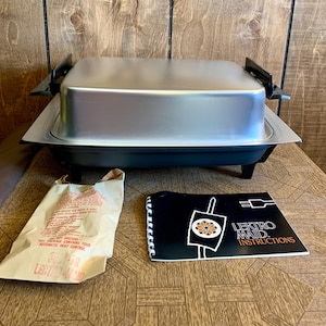 1970 Lektro-Maid Electric Skillet by West Bend