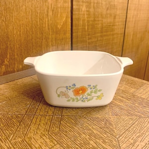 Vintage Corningware Wild Flower Petite - P-43-B Gryta