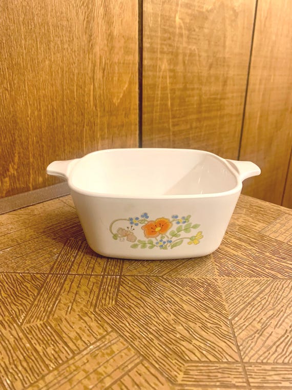 Vintage Corningware Wild Flower Petite - P-43-B Casserole