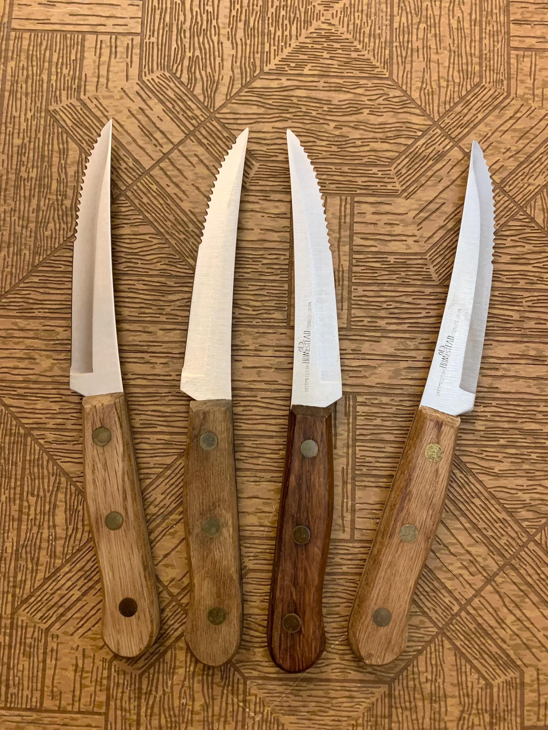 Vintage Japanese Steak Knives - Etsy