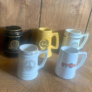 Vintage University Mugs & Steins 1950’s-1980’s