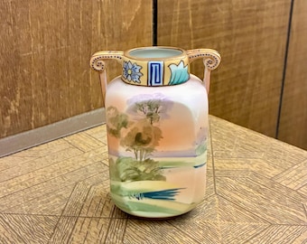 Kleine vintage Nippon-vaas: 5 inch