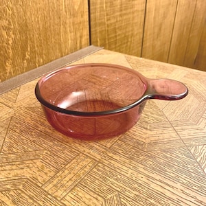 Vintage Corningware Grab-it Microwave Bowls - Cranberry