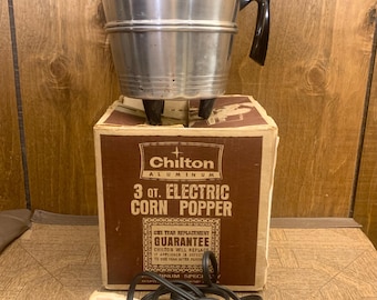 1970’s 3-Quart Chilton Aluminum Electric Corn Popper