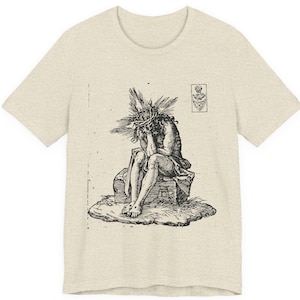 Albrecht Durer Jesus Christ t-shirt, lithography, Etching, Unisex Tee with Thoughtful Design, Gift for Art Lovers