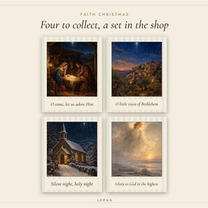 Christmas Angel Print, Vintage Oil Painting, Glory to God Wall Art (Digital Download) image 8