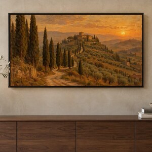 Landscape Frame TV Art Set of 6, Antique European Oil Paintings (Digital Download) image 4