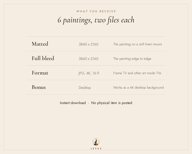 Equestrian Frame TV Art Set of 6, Antique Horse Oil Paintings (Digital Download) image 5