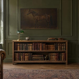 Frame TV Art: The Bay Horse, Antique Horse Oil Painting (Digital Download) image 2