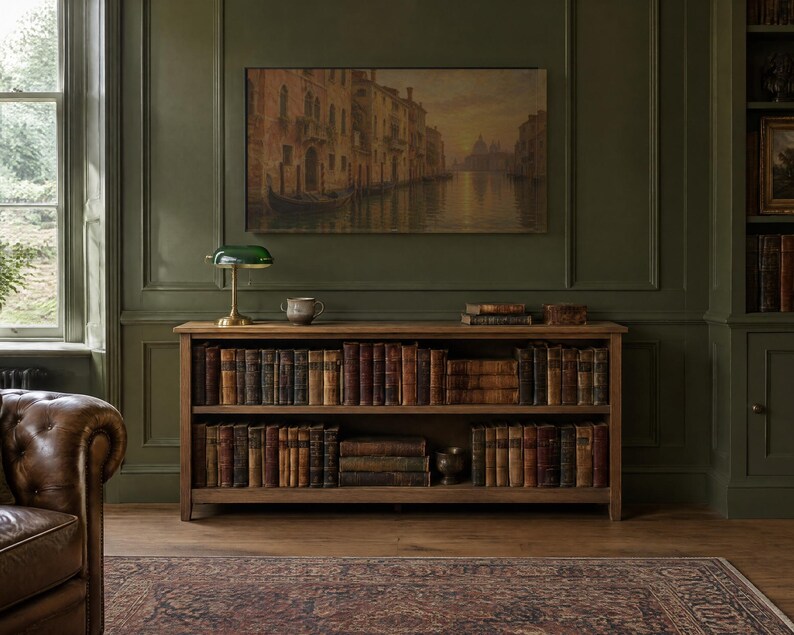 Frame TV Art: Venice at Evening, Antique Landscape Oil Painting (Digital Download) image 2