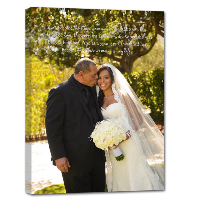 Holiday Gift Gift For Dad Son Daughter Canvas Photo Gift Art Etsy