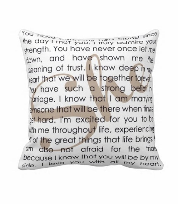 Items similar to Custom Designed Large Pillow Unique Gift Idea