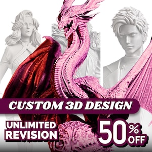 Custom 3D Modeling | Affordable 3D Design | Sculpting for 3D Printing Figurine | Custom Action Figure | 3D Sculpture