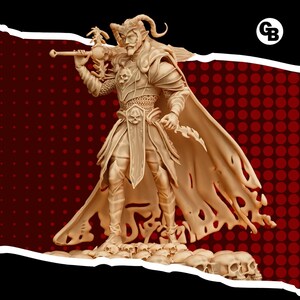 Epic Fantasy Warrior Statue is ready to be 3D printed.
Highly detailed dark fantasy style miniatures, featuring horned armor, robes worn in battle, and a dramatic skull base. currently 50% off and unlimited revision service. Keywords: fantasy miniatures, 3D printable figures, RPG models, dark fantasy, DnD characters, STL files, collectible miniatures, custom 3D print, high quality, unlimited revisions, discount.