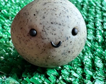 Handmade Rock Pet Pebble Pal: Desk Companion with Adoption Certificate