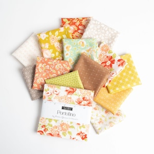 Portofino Charm Pack 5&quot; by Fig Tree & Co for Moda Fabrics | 42 Precut 5&quot; Squares | 35390PP