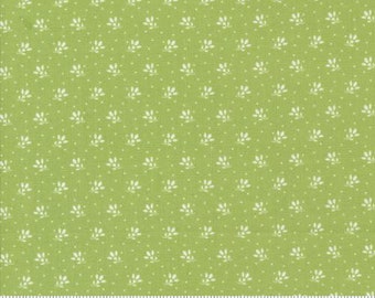 Jelly and Jam Green Apple Ditsy Yardage by Fig Tree for Moda Fabrics | 20498 16 | Cut Options Available Quilting Cotton