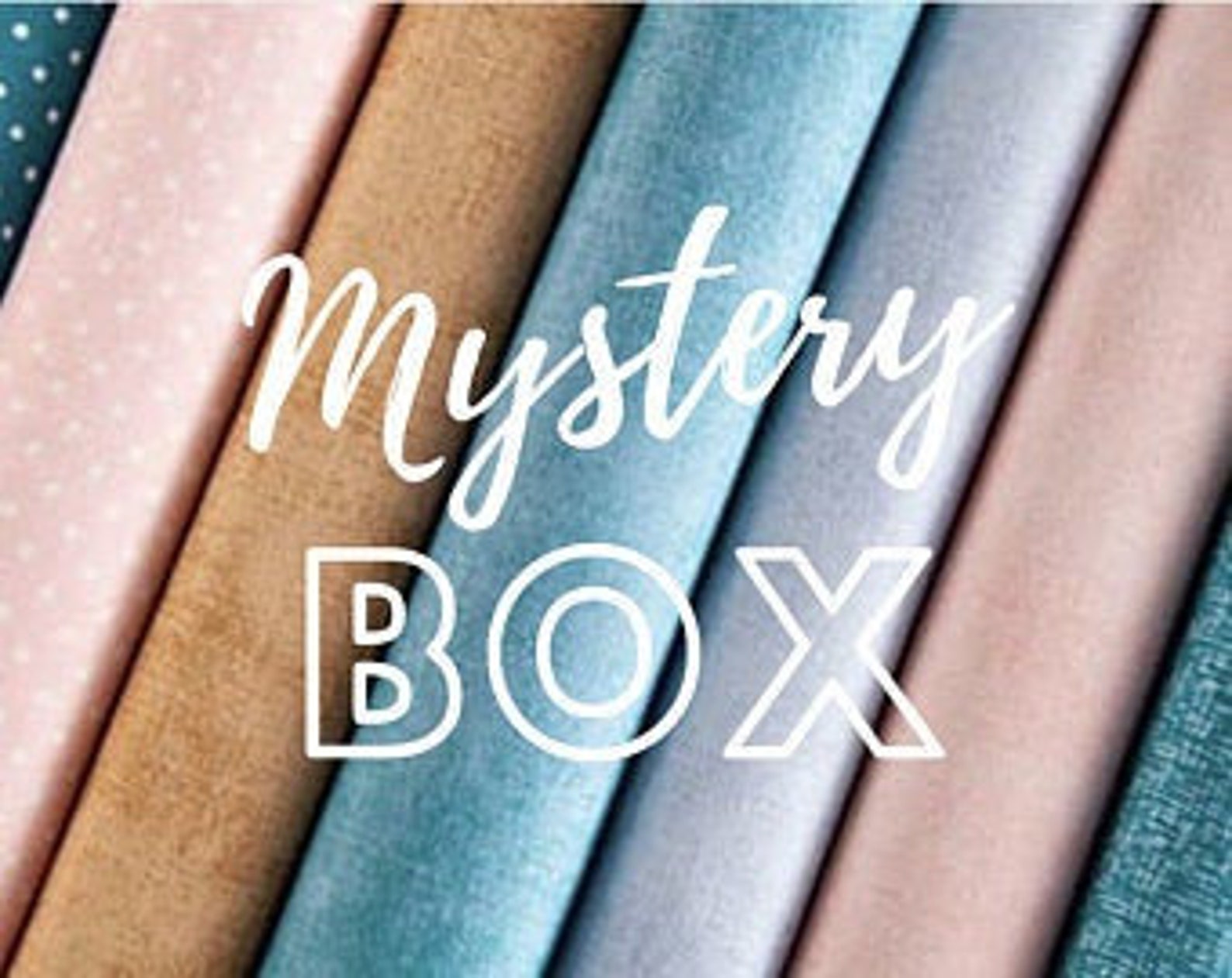 Mystery Fabric Box 1 Yard Cuts Choose your Etsy