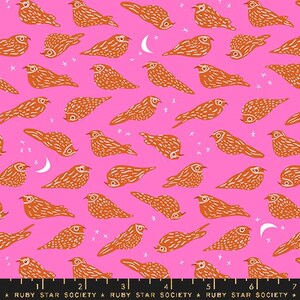 Bird Is The Word Whippoorwill Lipstick Yardage by Kimberly Kight of Ruby Star Society | RS3078 13