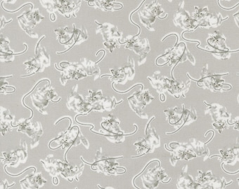 A Cat Named Stitch Georgie Grey Yardage by Camille Roskelley for Moda Fabrics | 55341 15